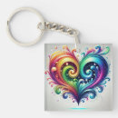 Search for rainbow bright key rings Pride