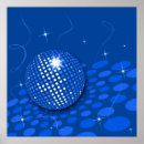 Search for disco ball posters Blue
