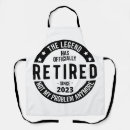 Search for retirement aprons Not my problem anymore