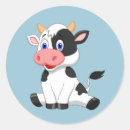 Search for cow illustration stickers Cartoon