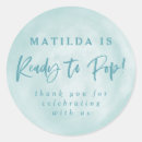 Search for thanks for popping by stickers Pink