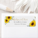 Search for rustic sunflower return address labels Sunflower baby shower