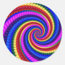 Search for rainbow fractal stickers Spiral