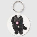 Search for black poodle key rings White
