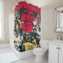 Search for vintage western shower curtains Cowboy