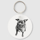 Search for bull terrier key rings Staffordshire