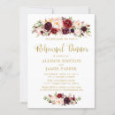 Search for marsala rehearsal dinner invitations Bohemian