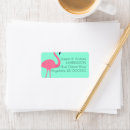 Search for flamingos return address labels Coastal