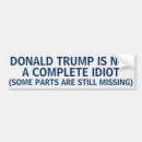 Search for funny donald trump bumper stickers 2016