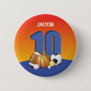 Search for 10th birthday badges Sports
