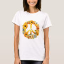 Search for hippie sunflower tshirts Peace