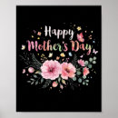 Search for happy mothers day posters Floral