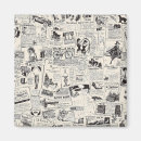 Search for newspaper magnets Vintage