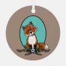 Search for red fox christmas tree decorations Vixen