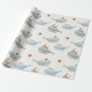 Search for baby whale wrapping paper Gender neutral