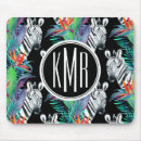 Search for monogram zebra pattern mouse mats Jungle