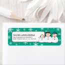 Search for peanuts return address labels Linus
