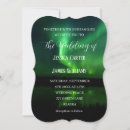 Search for northern lights wedding invitations Modern