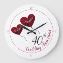 Search for 40th wedding anniversary clocks Modern
