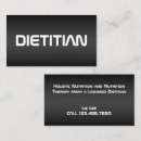 Search for food consultant business cards Nutrition