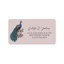 Search for pink floral return address labels Modern