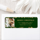 Search for gold snowflake return address labels Typography