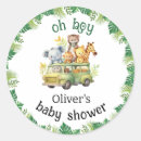 Search for jungle animal baby shower stickers For kids