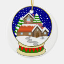 Search for snow globe christmas tree decorations Green