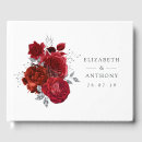 Search for silver wedding guest books Botanical
