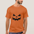 Search for jack o lantern face tshirts Black