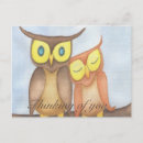 Search for bird lovers postcards Owl