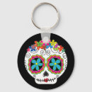 Search for day of the dead key rings Calavera