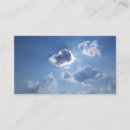 Search for fluffy cloud business cards Pretty