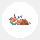 Search for sleeping fox stickers Kids
