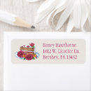 Search for cake return address labels Pastry chef