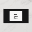 Search for basic logo business cards Black