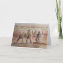 Search for africa note cards Elephants