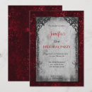 Search for gothic birthday invitations Dark floral