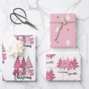 Search for pink christmas wrapping paper Tree