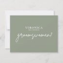 Search for groomswoman proposal Minimalist