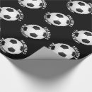 Search for sports wrapping paper Futbol