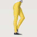 Search for yellow white polka dot leggings Chic