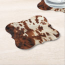 Search for cowhide coasters Brown