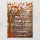 Search for oak tree wedding invitations Carved heart