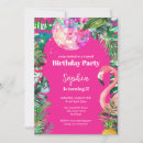 Search for watercolor flamingo birthday invitations Pineapple