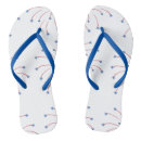 Search for red white and blue flipflops Fireworks