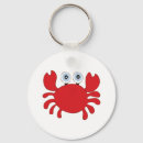 Search for red crab key rings Cute