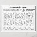 Search for baby shower placemats Winter