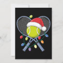 Search for tennis christmas invitations Santa