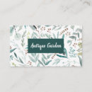 Search for eucalyptus business cards Garden